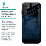 Dark Blue Grunge Glass Case for Samsung Galaxy M14 5G