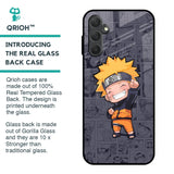 Orange Chubby Glass Case for Samsung Galaxy M14 5G