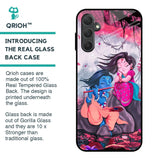 Radha Krishna Art Glass Case for Samsung Galaxy M14 5G