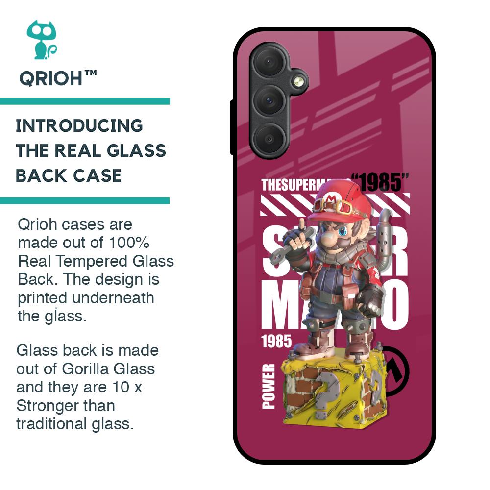 Gangster Hero Glass Case for Samsung Galaxy M14 5G