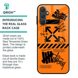 Anti Social Club Glass Case for Samsung Galaxy M14 5G