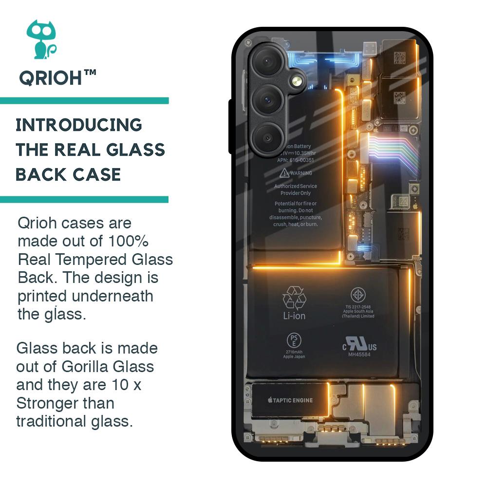 Glow Up Skeleton Glass Case for Samsung Galaxy M14 5G