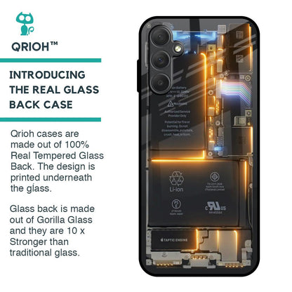 Glow Up Skeleton Glass Case for Samsung Galaxy M14 5G