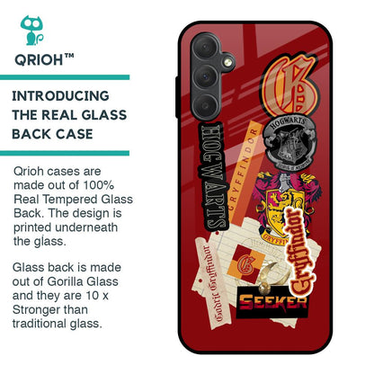 Gryffindor Glass Case for Samsung Galaxy M14 5G