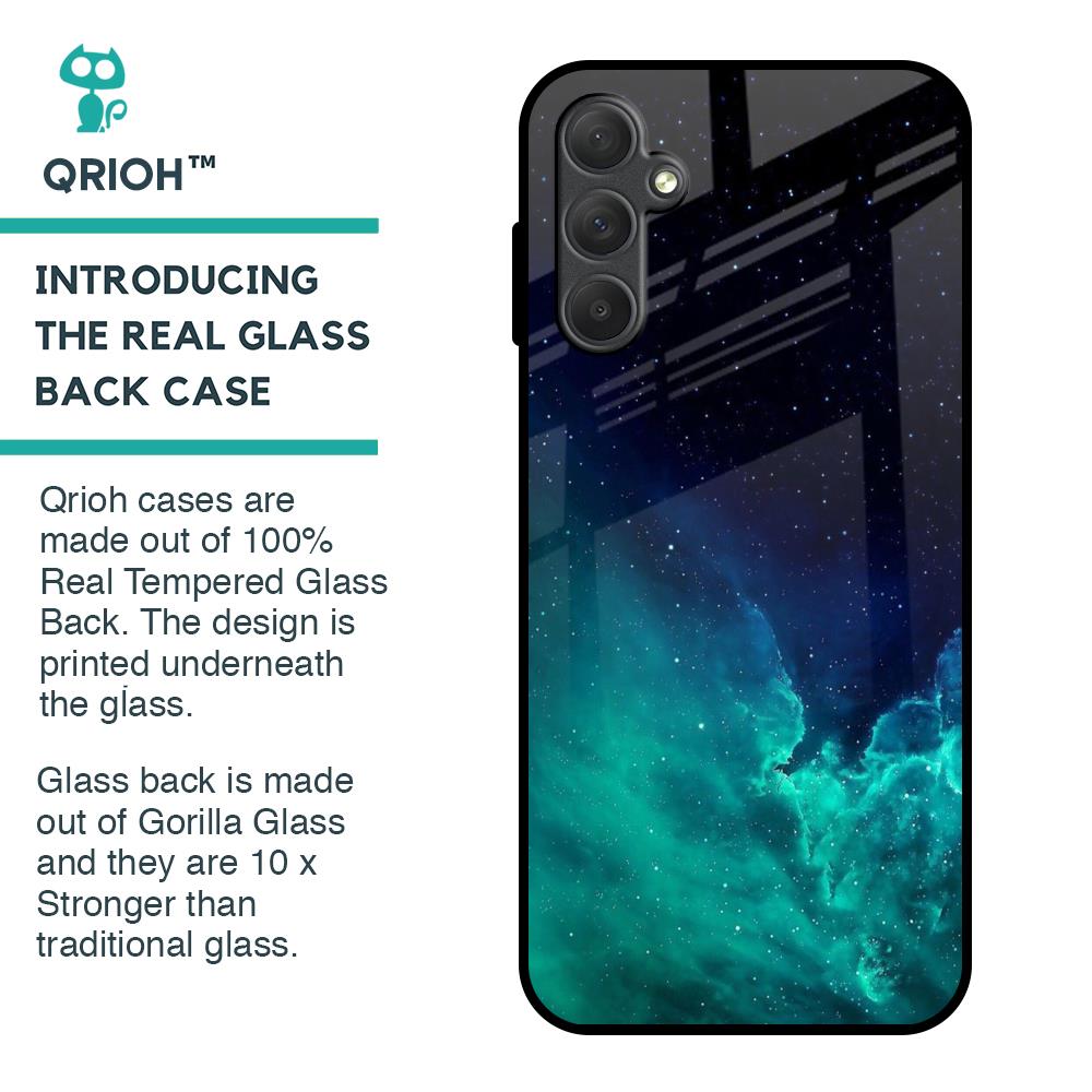 Winter Sky Zone Glass Case For Samsung Galaxy M14 5G