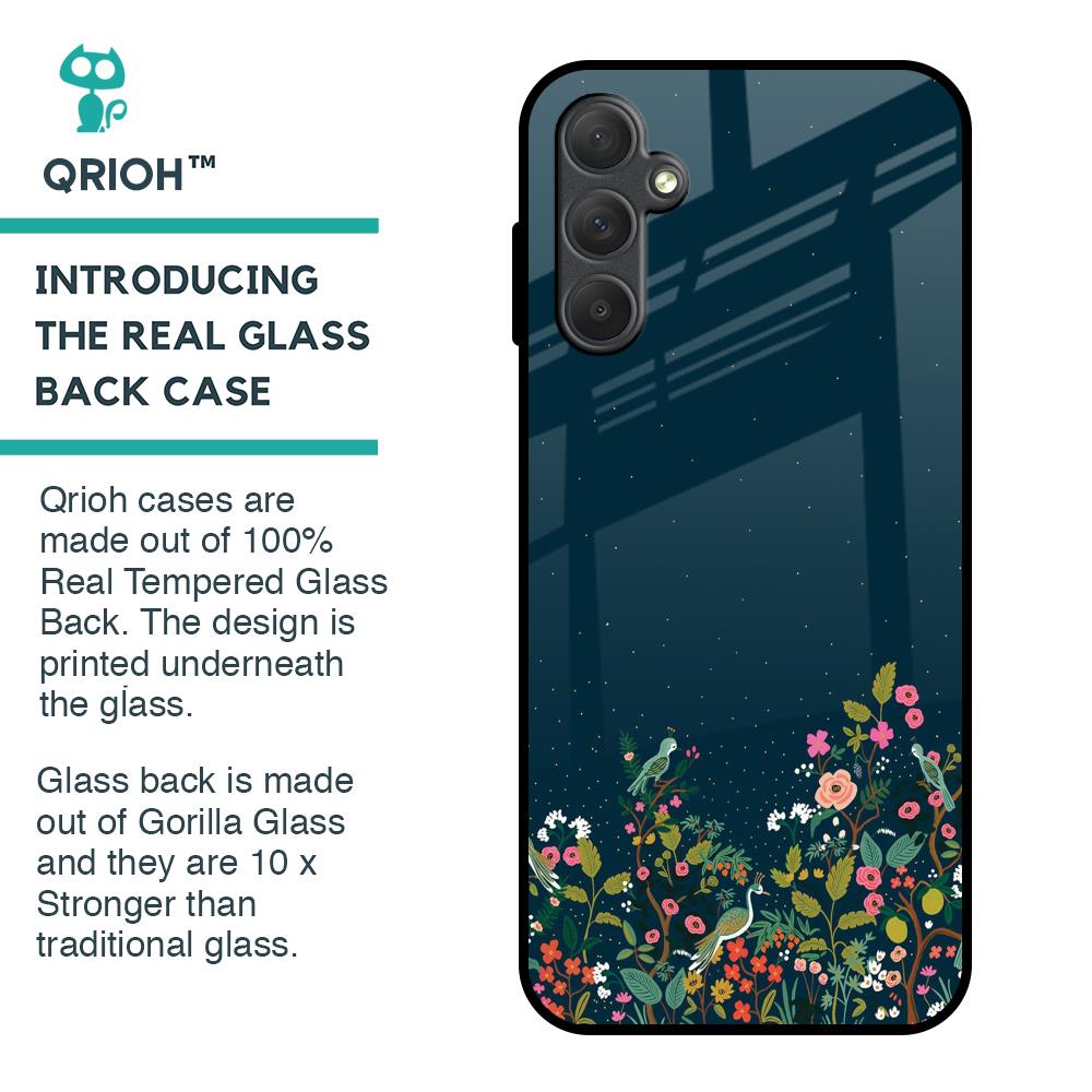 Small Garden Glass Case For Samsung Galaxy M14 5G