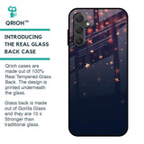 Falling Stars Glass Case For Samsung Galaxy M14 5G