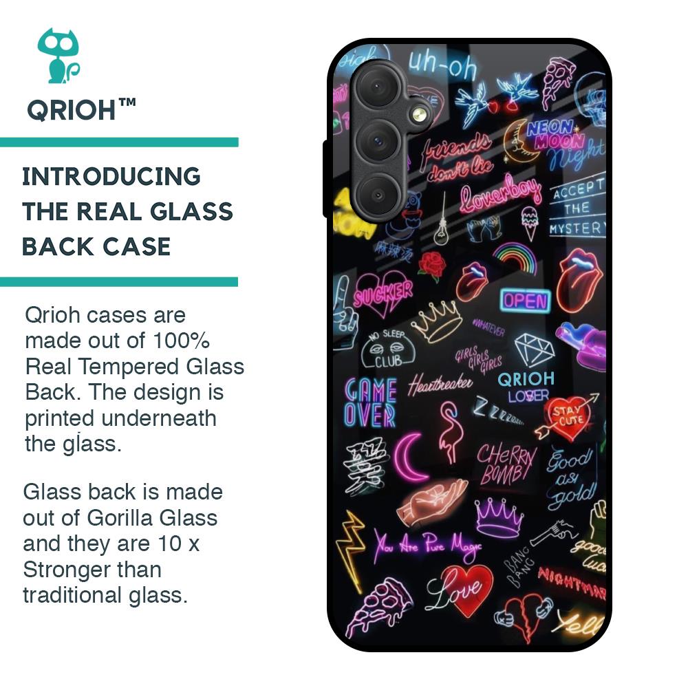 Accept The Mystery Glass Case for Samsung Galaxy M14 5G