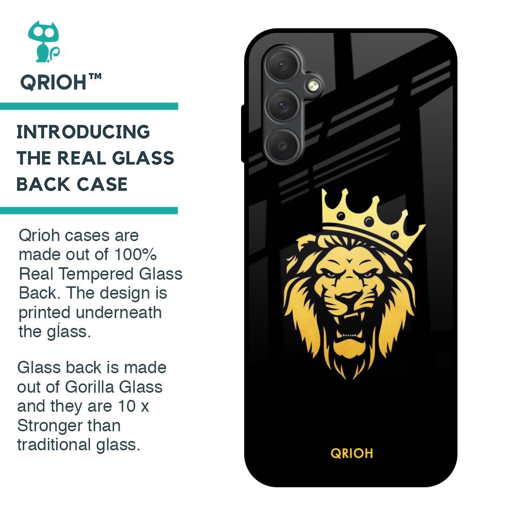 Lion The King Glass Case for Samsung Galaxy M14 5G