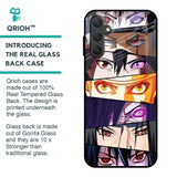 Anime Eyes Glass Case for Samsung Galaxy M14 5G