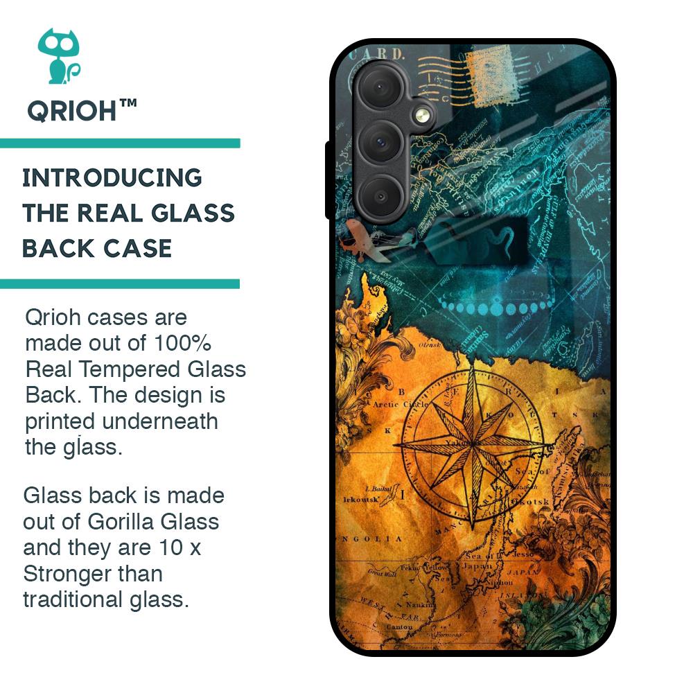 Architecture Map Glass Case for Samsung Galaxy M14 5G