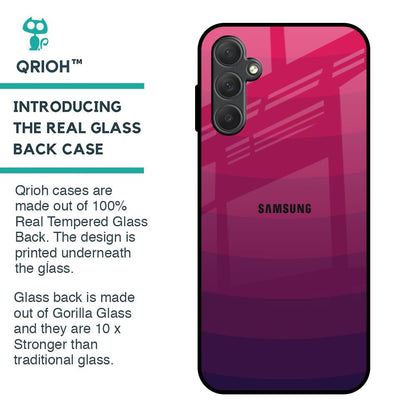 Wavy Pink Pattern Glass Case for Samsung Galaxy M14 5G