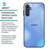 Vibrant Blue Texture Glass Case for Samsung Galaxy M14 5G