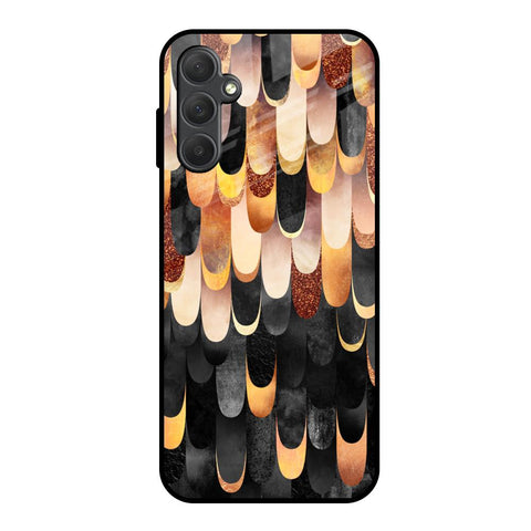 Bronze Abstract Samsung Galaxy M14 5G Glass Cases & Covers Online