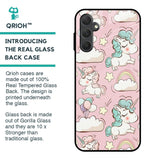 Balloon Unicorn Glass case for Samsung Galaxy M14 5G