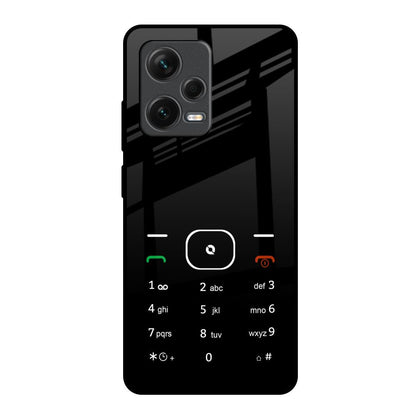 Classic Keypad Pattern Redmi Note 12 Pro Plus 5G Glass Back Cover Online