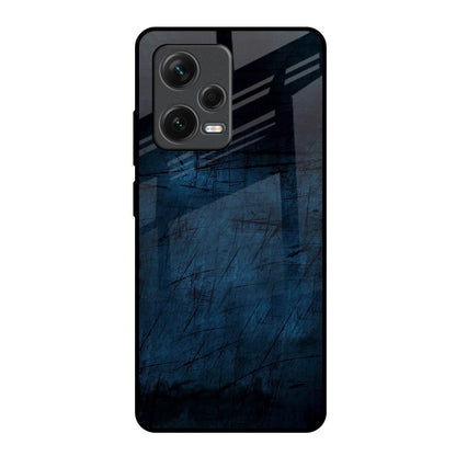 Dark Blue Grunge Redmi Note 12 Pro Plus 5G Glass Back Cover Online