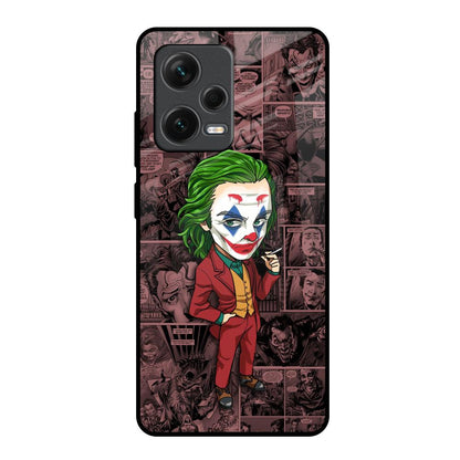 Joker Cartoon Redmi Note 12 Pro Plus 5G Glass Back Cover Online