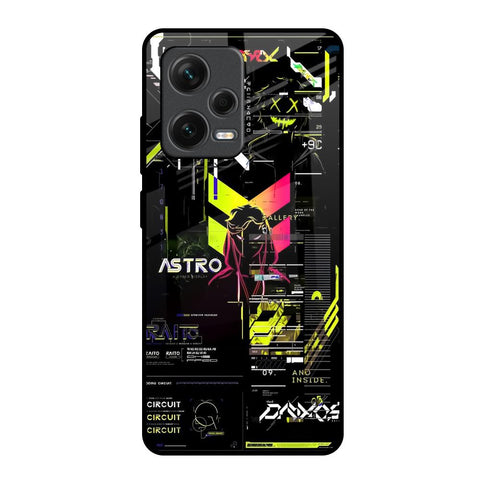 Astro Glitch Redmi Note 12 Pro Plus 5G Glass Back Cover Online