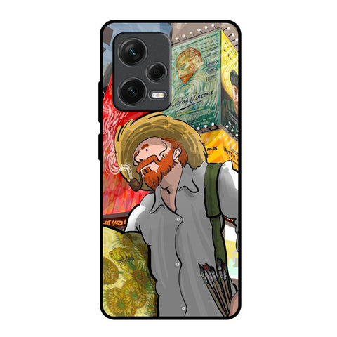 Loving Vincent Redmi Note 12 Pro Plus 5G Glass Back Cover Online