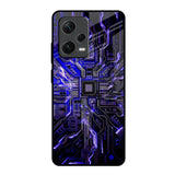 Techno Color Pattern Redmi Note 12 Pro Plus 5G Glass Back Cover Online