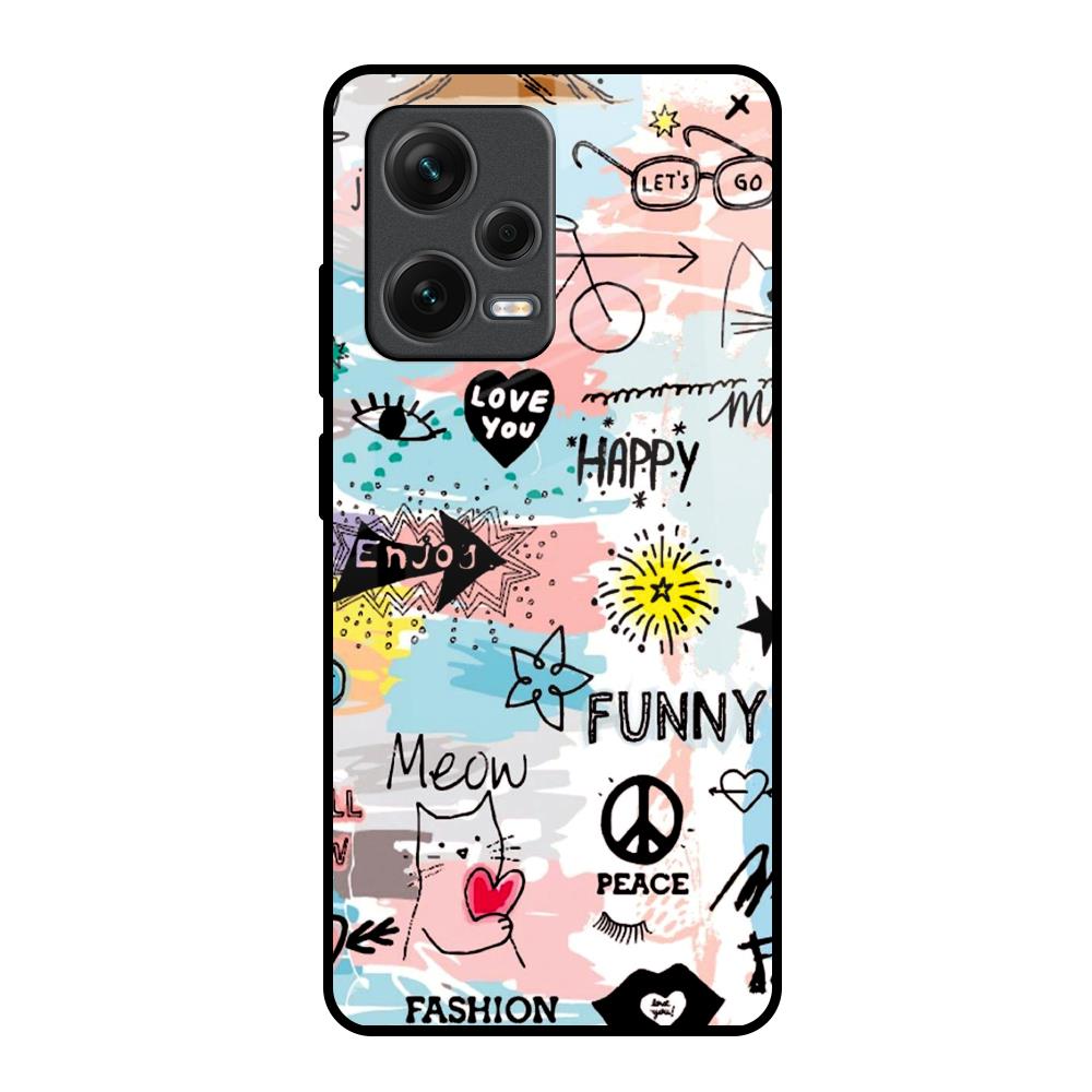 Just For You Redmi Note 12 Pro Plus 5G Glass Back Cover Online