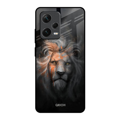 Devil Lion Redmi Note 12 Pro Plus 5G Glass Back Cover Online