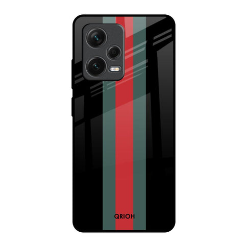 Vertical Stripes Redmi Note 12 Pro Plus 5G Glass Back Cover Online