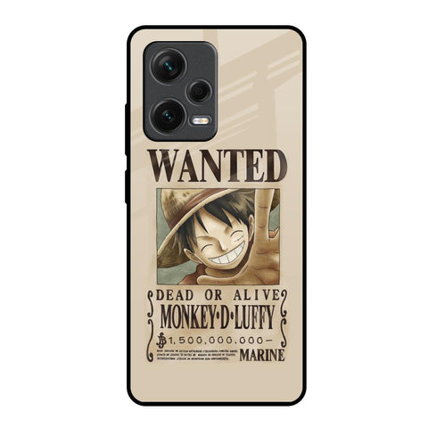 Luffy Wanted Redmi Note 12 Pro Plus 5G Glass Back Cover Online