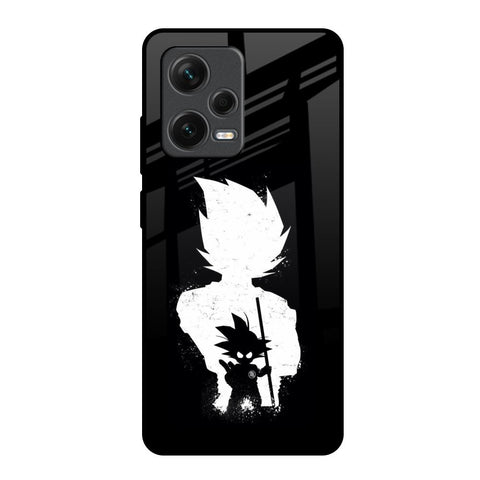 Monochrome Goku Redmi Note 12 Pro Plus 5G Glass Back Cover Online