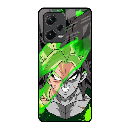 Anime Green Splash Redmi Note 12 Pro Plus 5G Glass Back Cover Online