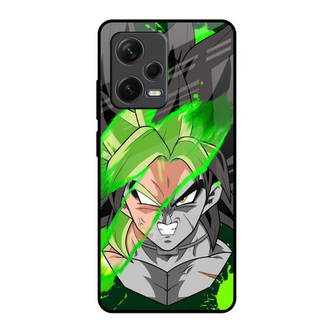 Anime Green Splash Redmi Note 12 Pro Plus 5G Glass Back Cover Online