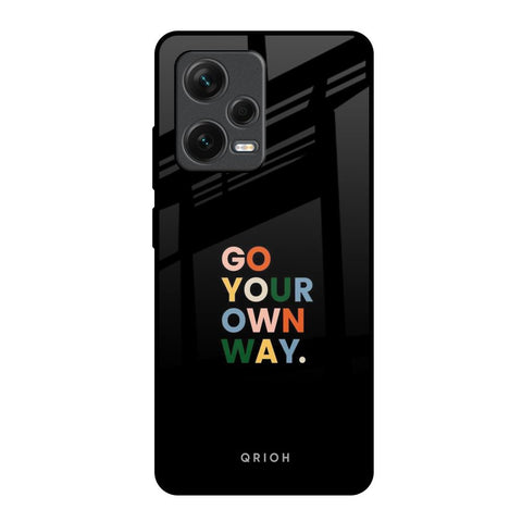 Go Your Own Way Redmi Note 12 Pro Plus 5G Glass Back Cover Online
