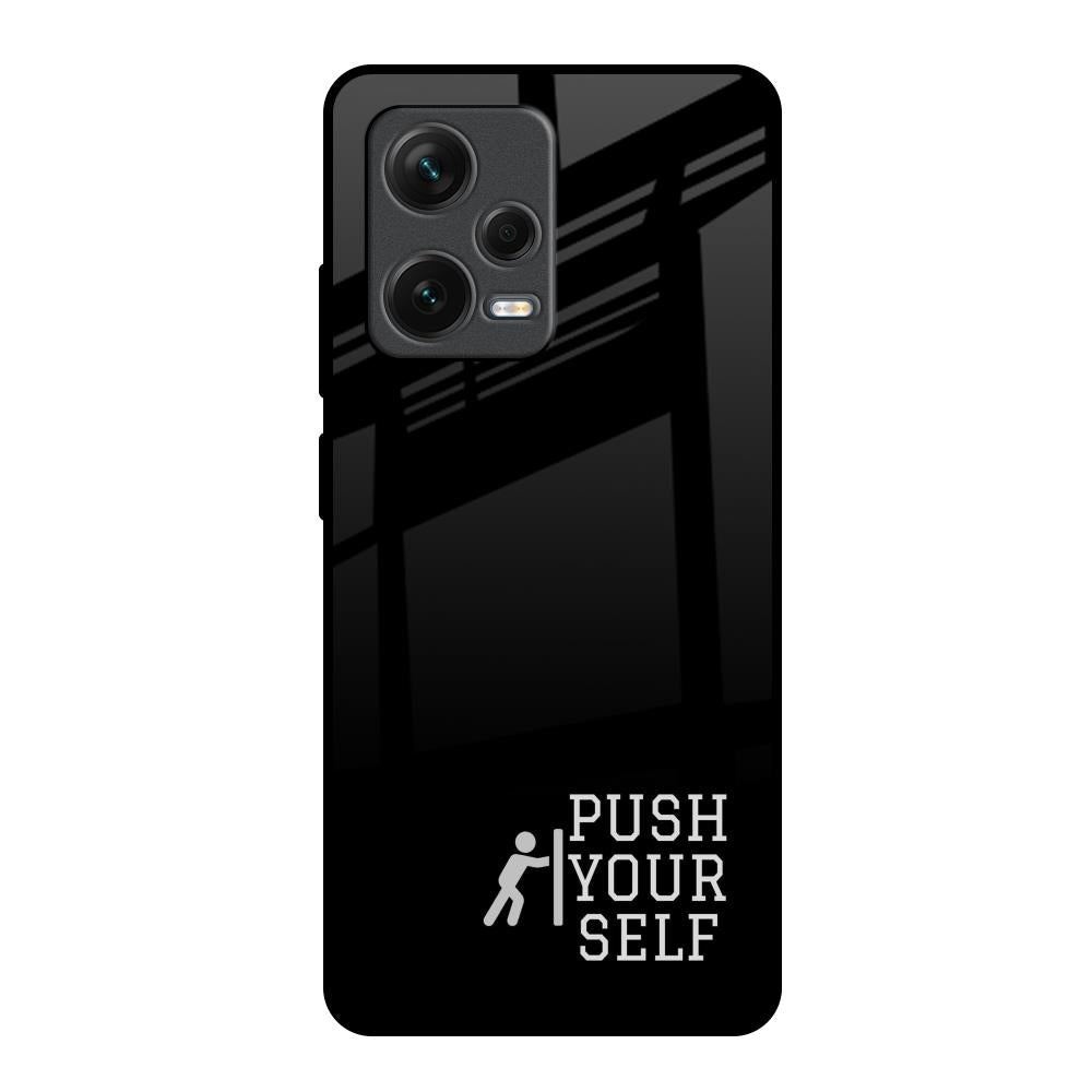 Push Your Self Redmi Note 12 Pro Plus 5G Glass Back Cover Online