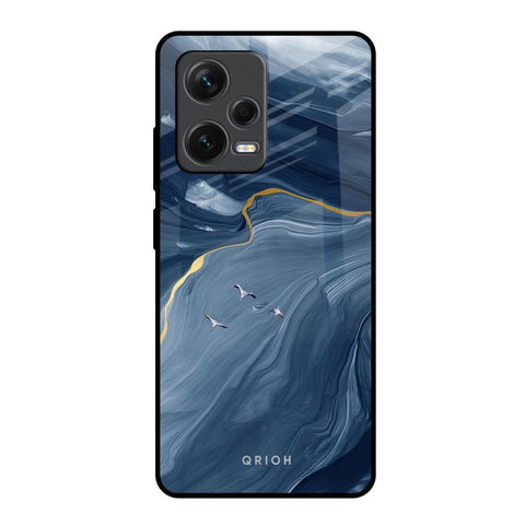 Deep Ocean Marble Redmi Note 12 Pro Plus 5G Glass Back Cover Online