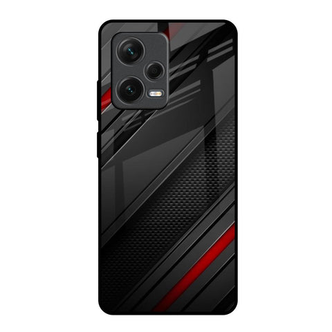 Modern Abstract Redmi Note 12 Pro Plus 5G Glass Back Cover Online