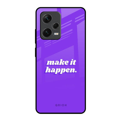 Make it Happen Redmi Note 12 Pro Plus 5G Glass Back Cover Online