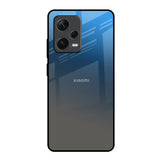 Blue Grey Ombre Redmi Note 12 Pro Plus 5G Glass Back Cover Online