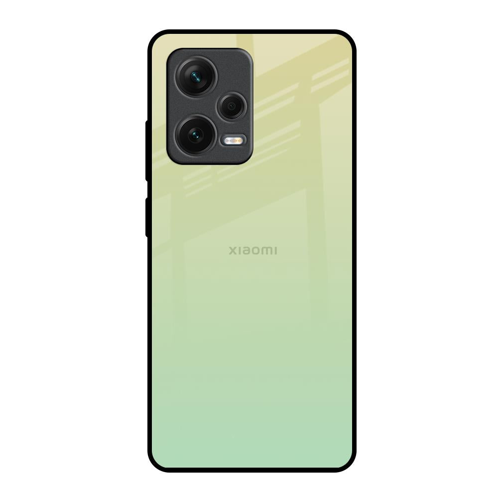 Mint Green Gradient Redmi Note 12 Pro Plus 5G Glass Back Cover Online
