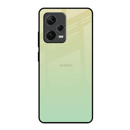 Mint Green Gradient Redmi Note 12 Pro Plus 5G Glass Back Cover Online