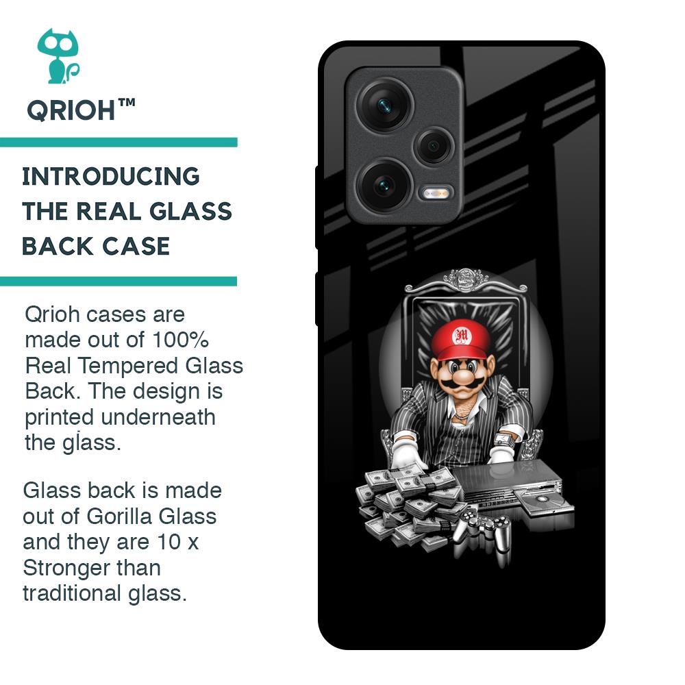 Dark Secret Glass Case for Redmi Note 12 Pro Plus 5G