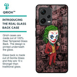 Joker Cartoon Glass Case for Redmi Note 12 Pro Plus 5G