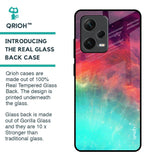 Colorful Aura Glass Case for Redmi Note 12 Pro Plus 5G