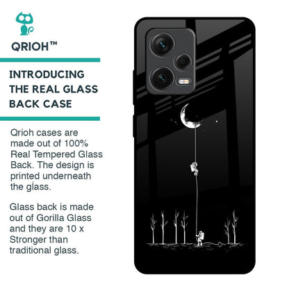 Catch the Moon Glass Case for Redmi Note 12 Pro Plus 5G