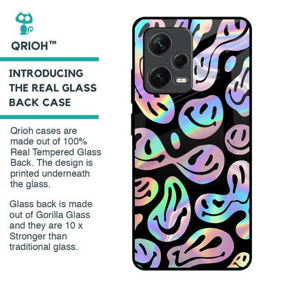 Acid Smile Glass Case for Redmi Note 12 Pro Plus 5G