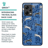 Blue Cheetah Glass Case for Redmi Note 12 Pro Plus 5G