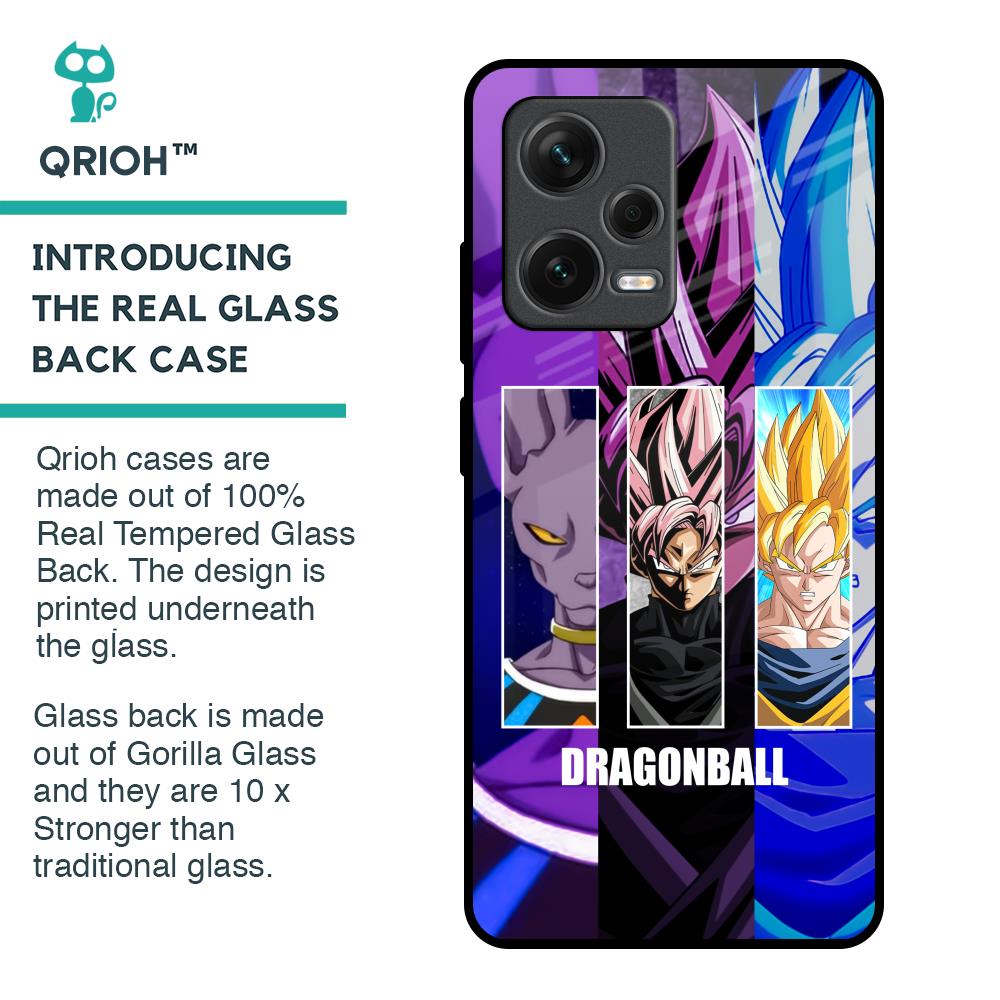 DGBZ Glass Case for Redmi Note 12 Pro Plus 5G