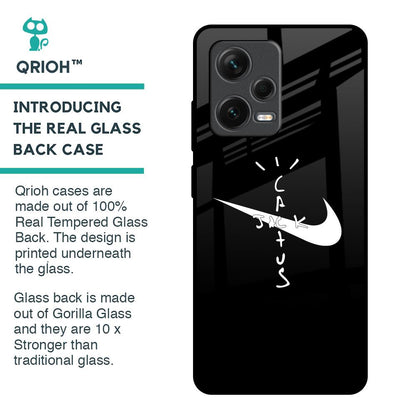 Jack Cactus Glass Case for Redmi Note 12 Pro Plus 5G