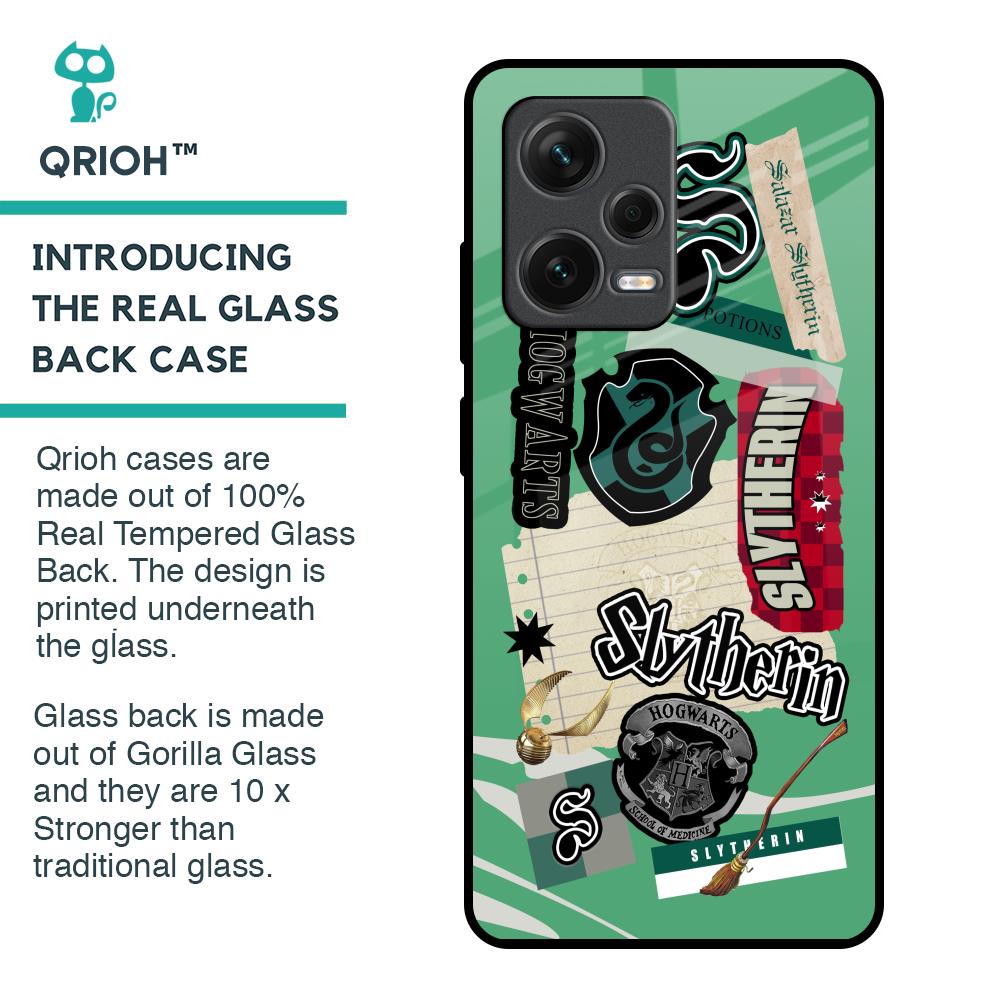 Slytherin Glass Case for Redmi Note 12 Pro Plus 5G