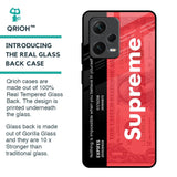 Supreme Ticket Glass Case for Redmi Note 12 Pro Plus 5G